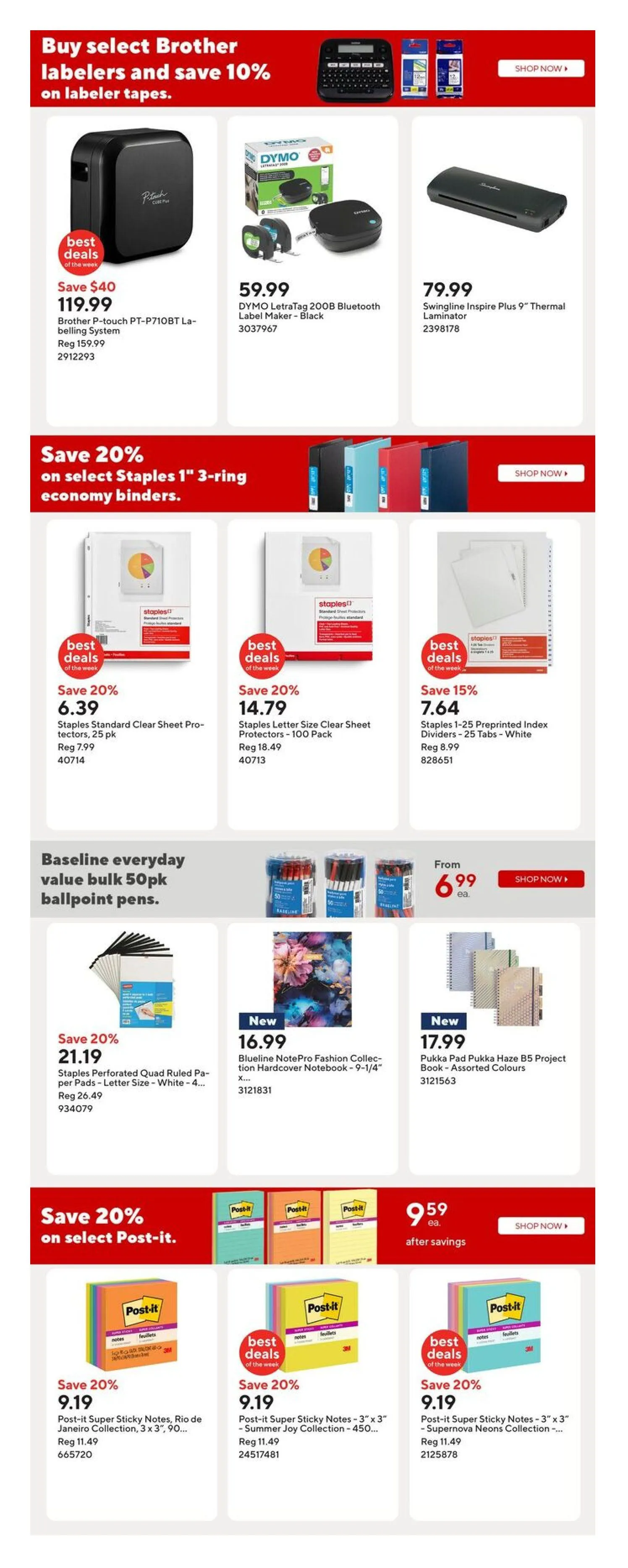 Staples Sales from October 24 to October 28 2025 - flyer page 11