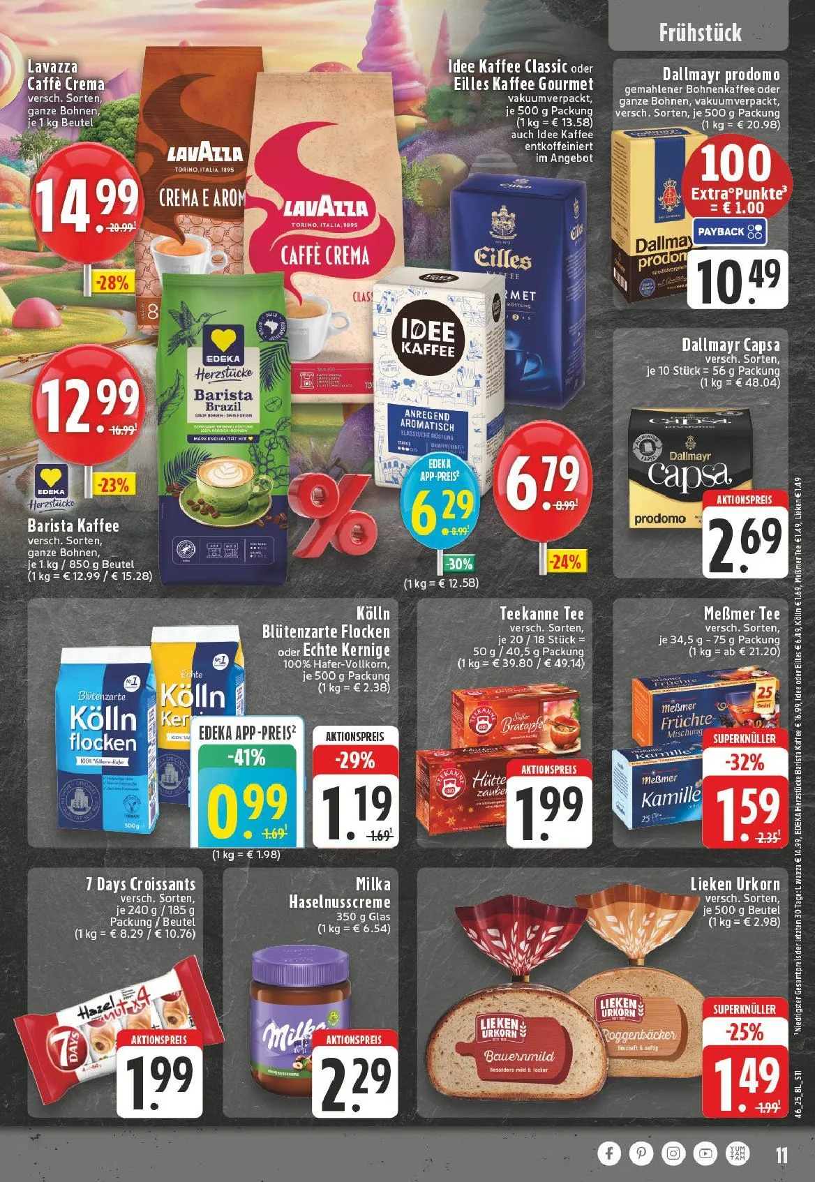 Edeka Angebote von 10. November bis 15. November 2025 - Prospekt seite 11