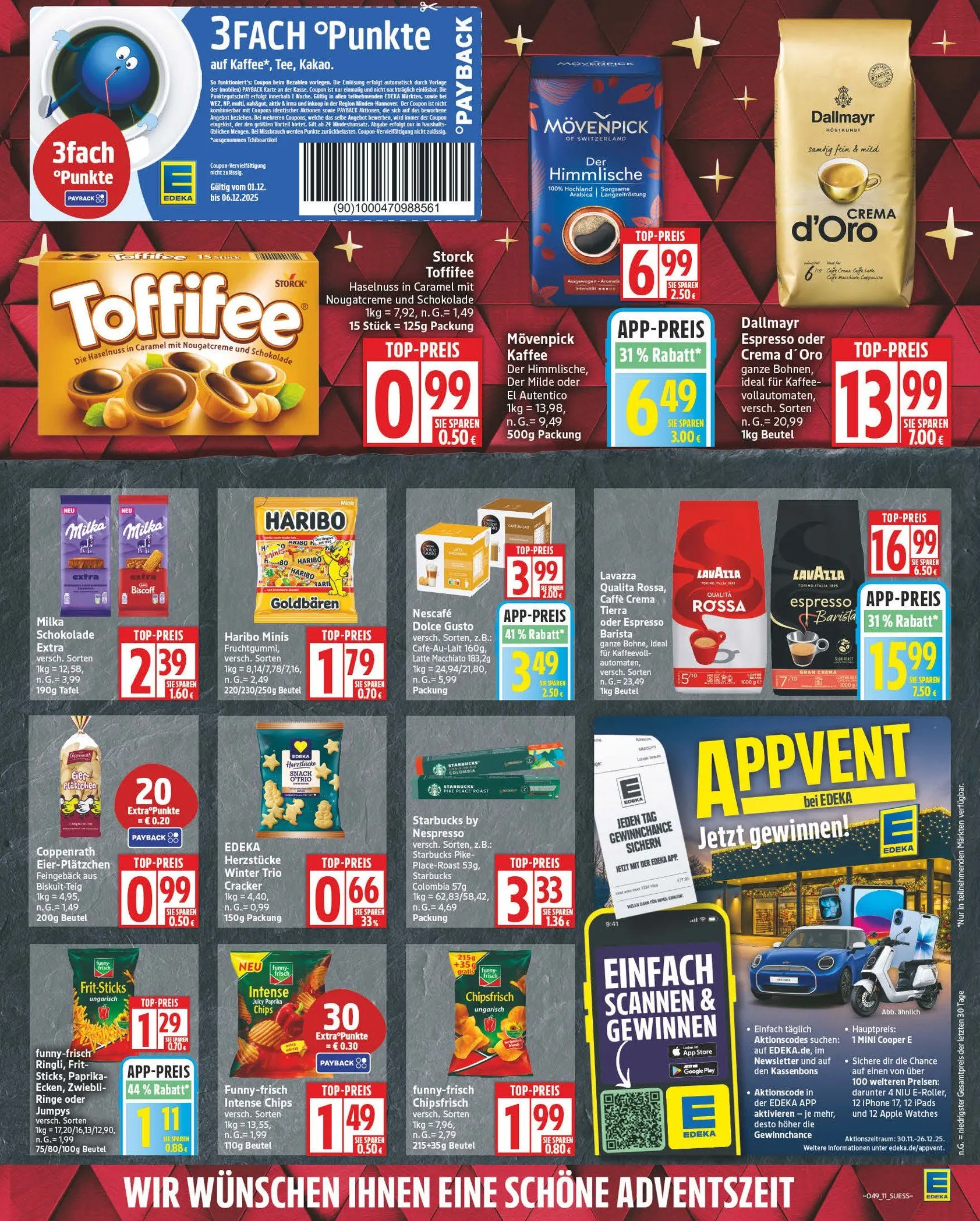 Edeka Sales von 1. Dezember bis 6. Dezember 2025 - Prospekt seite 11
