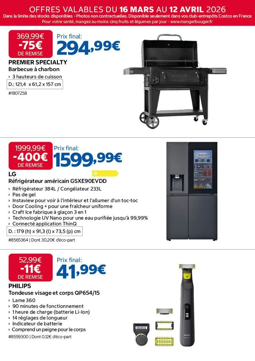 Costco Catalogue du 16 mars au 12 avril 2026 - Catalogue page 11