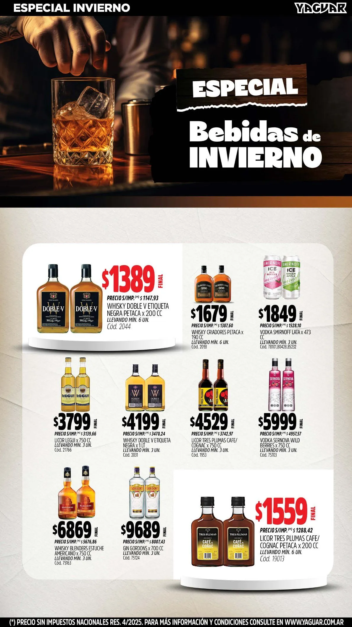 Ofertas de Ofertas Yaguar - Últimos catálogos 18 de agosto al 25 de agosto 2025 - Página 11 del catálogo