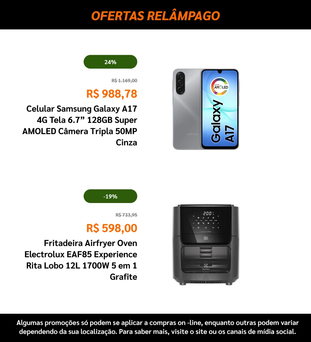 Encarte de Ponto Frio Ofertas 10 de junho até 29 de junho 2026 - Pagina 11