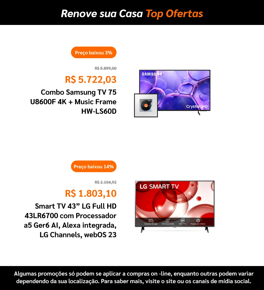 Encarte de Ponto Frio 13 de julho até 1 de agosto 2026 - Pagina 11