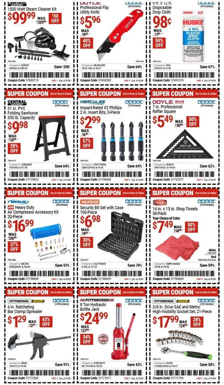 Weekly ad Harbor Freight weekly ads from April 13 to April 19 2026 - Page 11