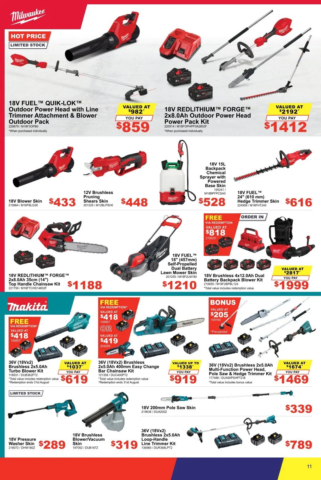 Total Tools catalogues - Weekly specials  - Catalogue valid from 19 August to 7 September 2025 - page 11