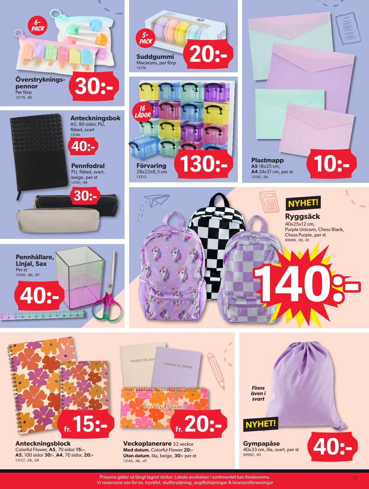 DollarStore erbjudanden  från 11 augusti till 24 augusti 2025 - Reklamblad sidor 11