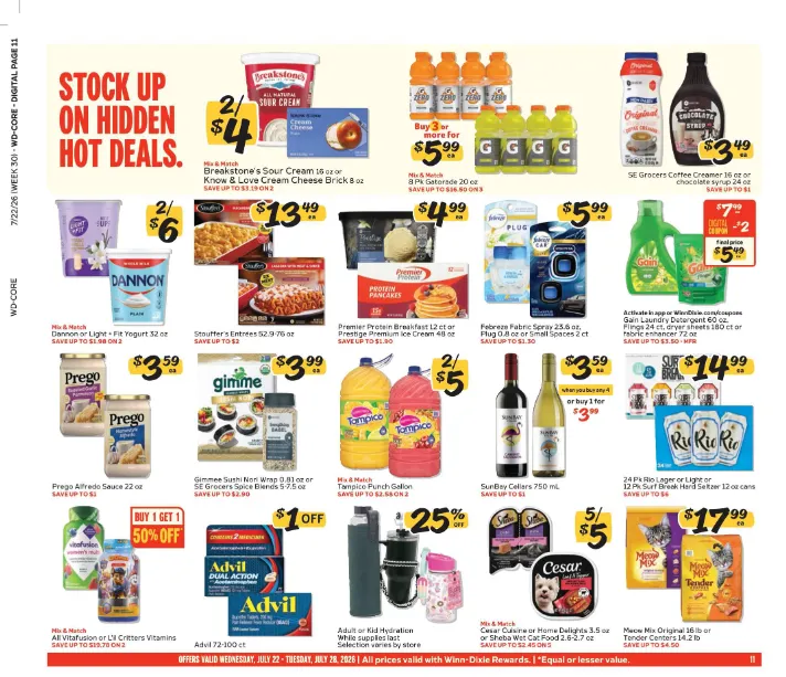 Weekly ad Winn Dixie Sales from July 22 to July 28 2026 - Page 11