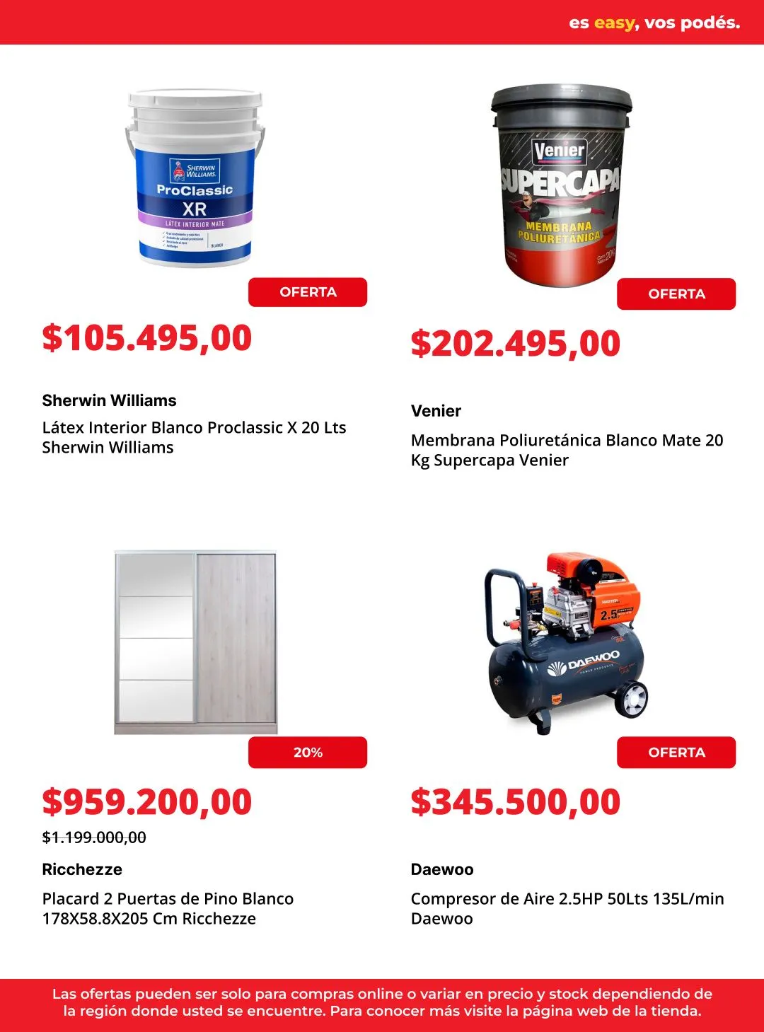 Ofertas de  Easy Ofertas 23 de junio al 7 de julio 2026 - Página 10 del catálogo