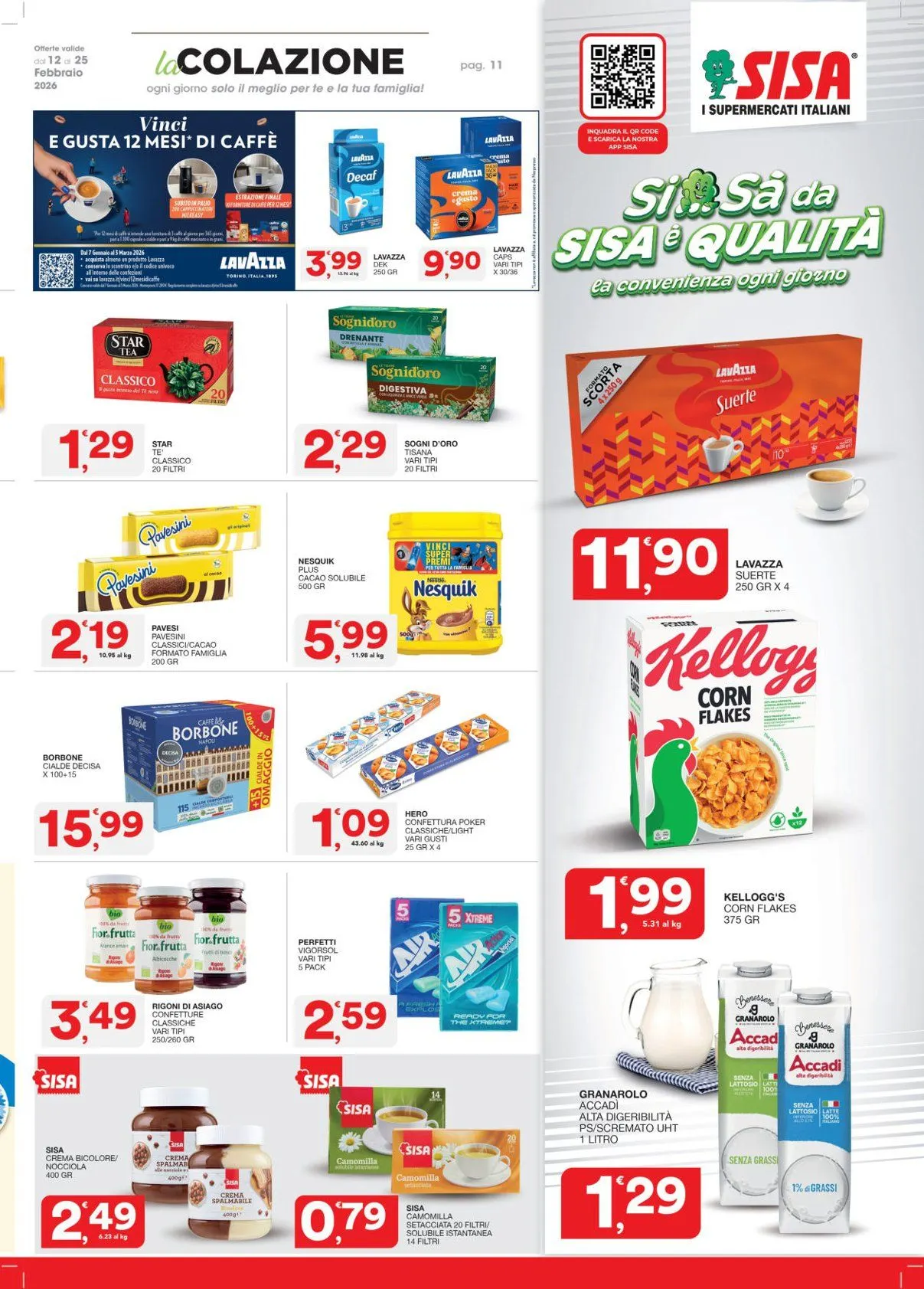 Volantini Sisa da 12 febbraio a 25 febbraio di 2026 - Pagina del volantino 11