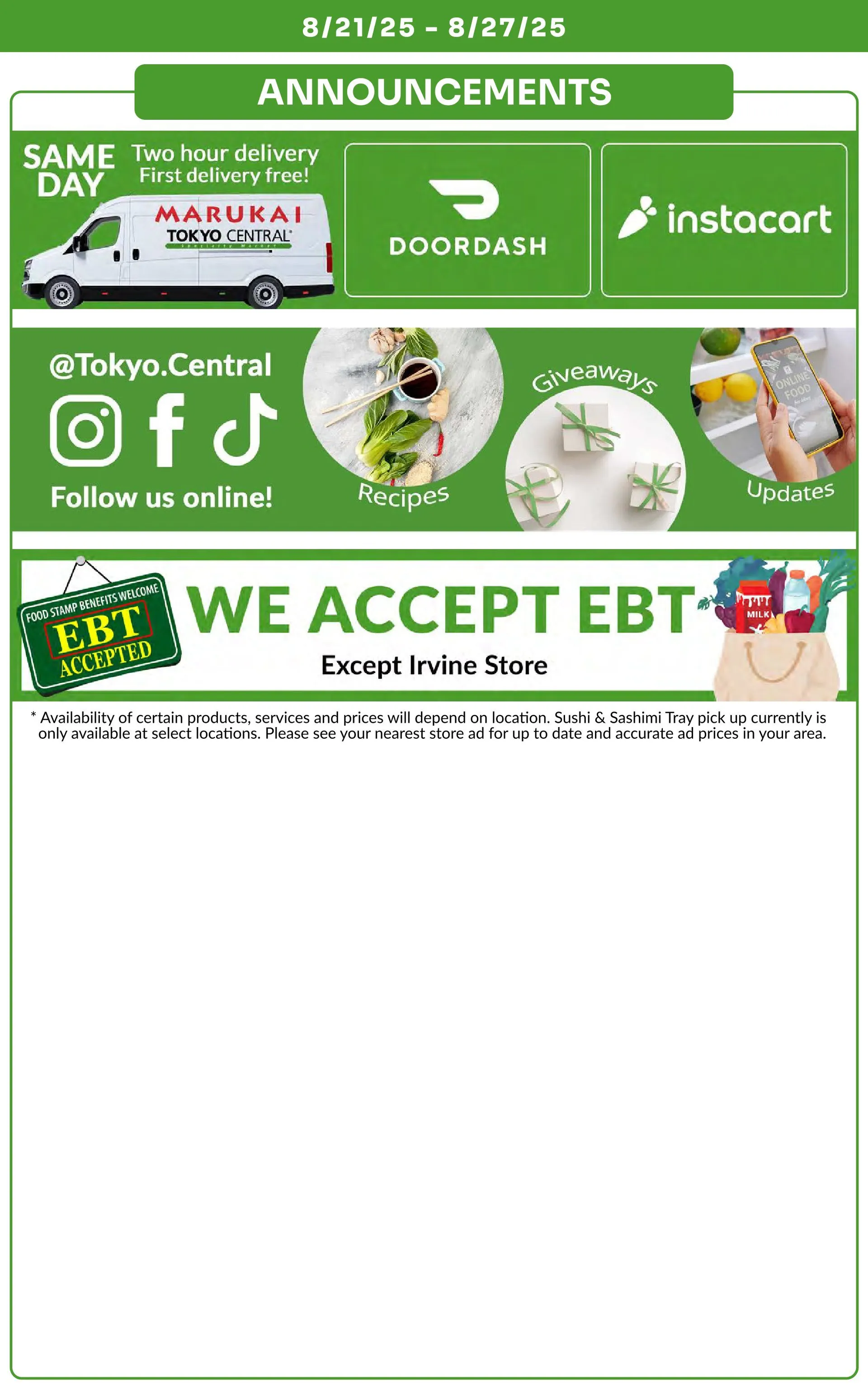 Weekly ad Tokyo Central Specialty Market Sales from August 21 to August 27 2025 - Page 11