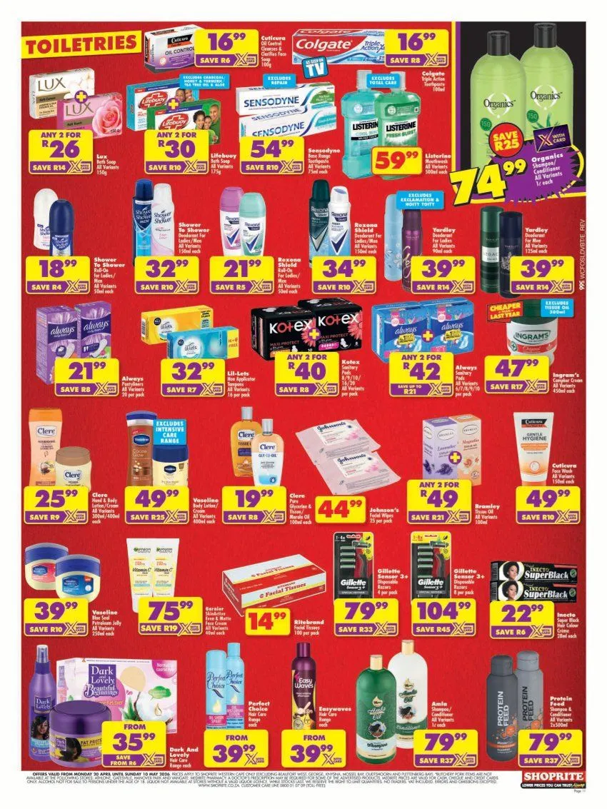  Shoprite Sales from 23 April to 10 May 2026 - Catalogue Page 11
