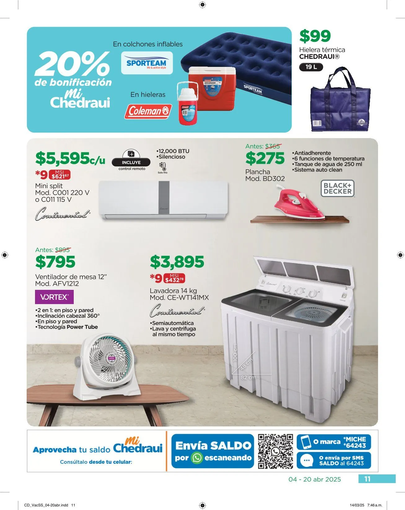 Catálogo de Chedraui Ofertas 8 de abril al 20 de abril 2025 - Pagina 11