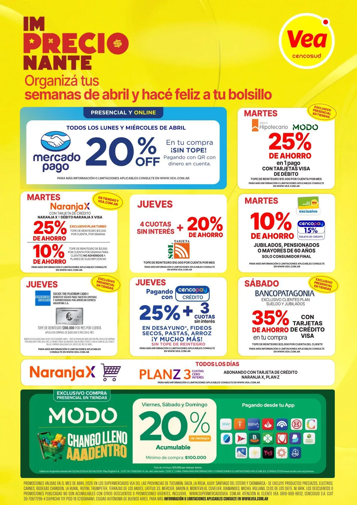 Ofertas de Vea Ofertas 16 de abril al 23 de abril 2026 - Página 11 del catálogo
