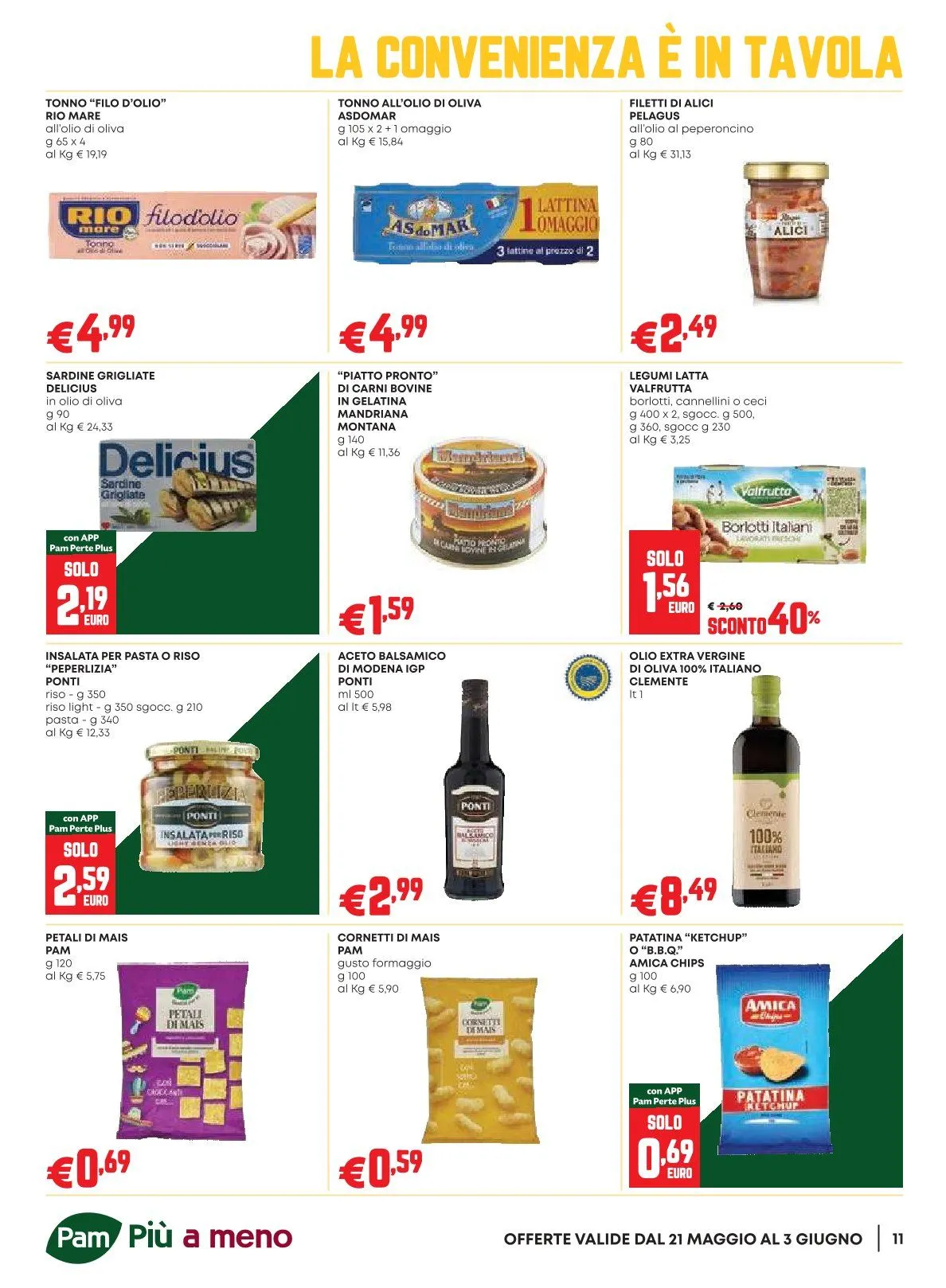  Volantini Pam da 21 maggio a 3 giugno di 2026 - Pagina del volantino 11
