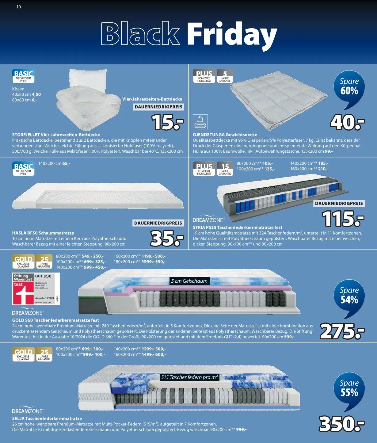 JYSK Angebote von 19. Oktober bis 29. November 2025 - Prospekt seite 10