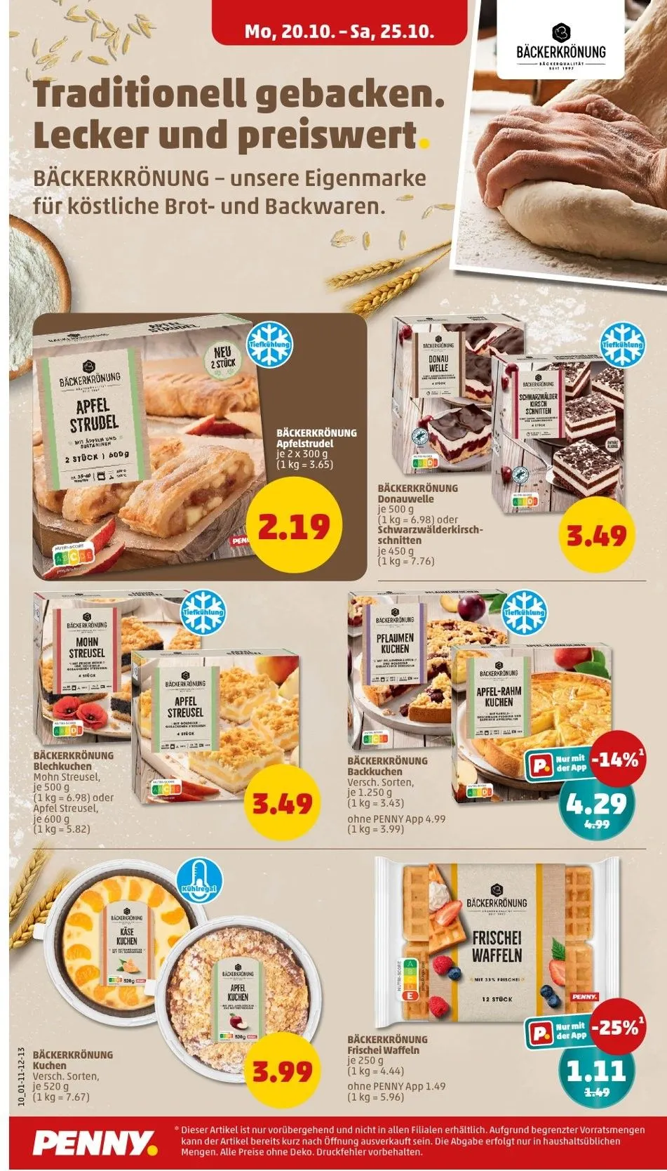 Penny Prospekte  von 20. Oktober bis 25. Oktober 2025 - Prospekt seite 10