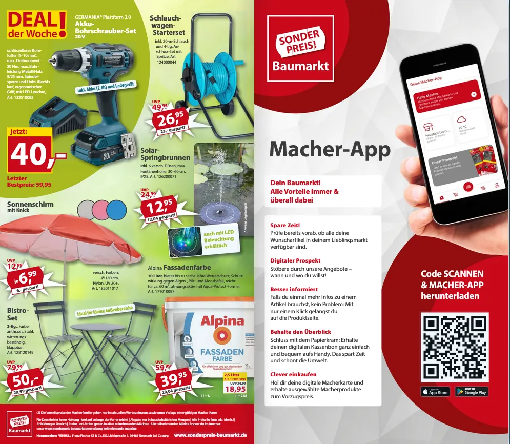 Sonderpreis-Baumarkt Angebote von 2. Mai bis 8. Mai 2026 - Prospekt seite 11