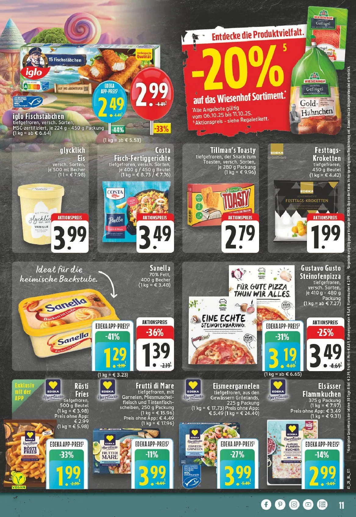 Edeka Prospekte von 5. Oktober bis 10. Oktober 2025 - Prospekt seite 11
