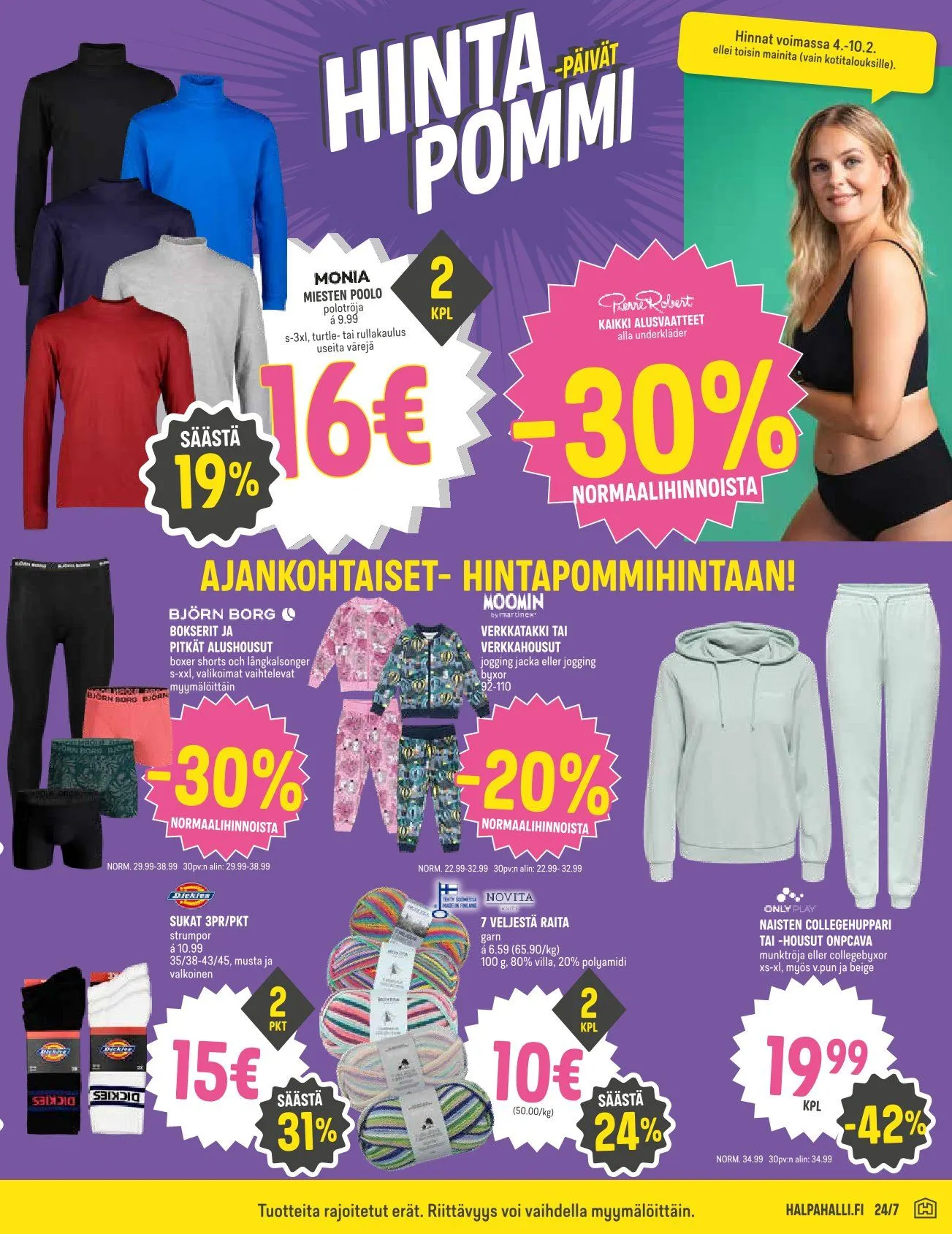Kaupan HalpaHalli uusimmat tarjoukset voimassa alkaen 4. helmikuuta - 10. helmikuuta 2026 - Tarjouslehti sivu 11