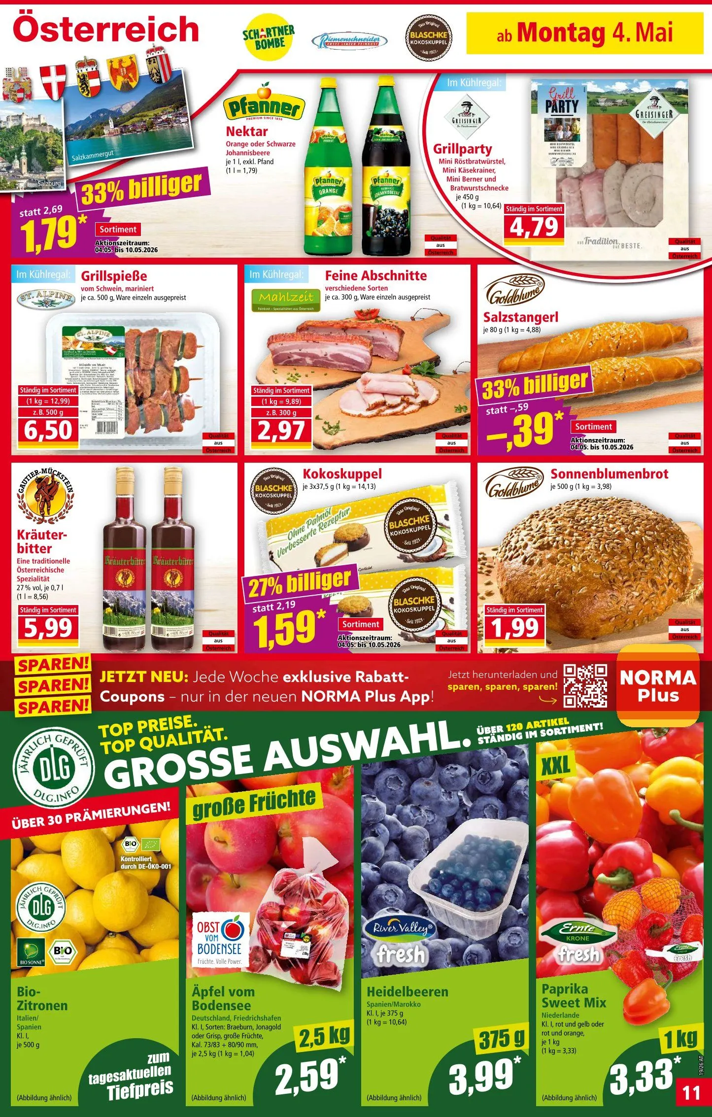  Norma Prospekte  von 27. April bis 4. Mai 2026 - Flugblätt seite  11