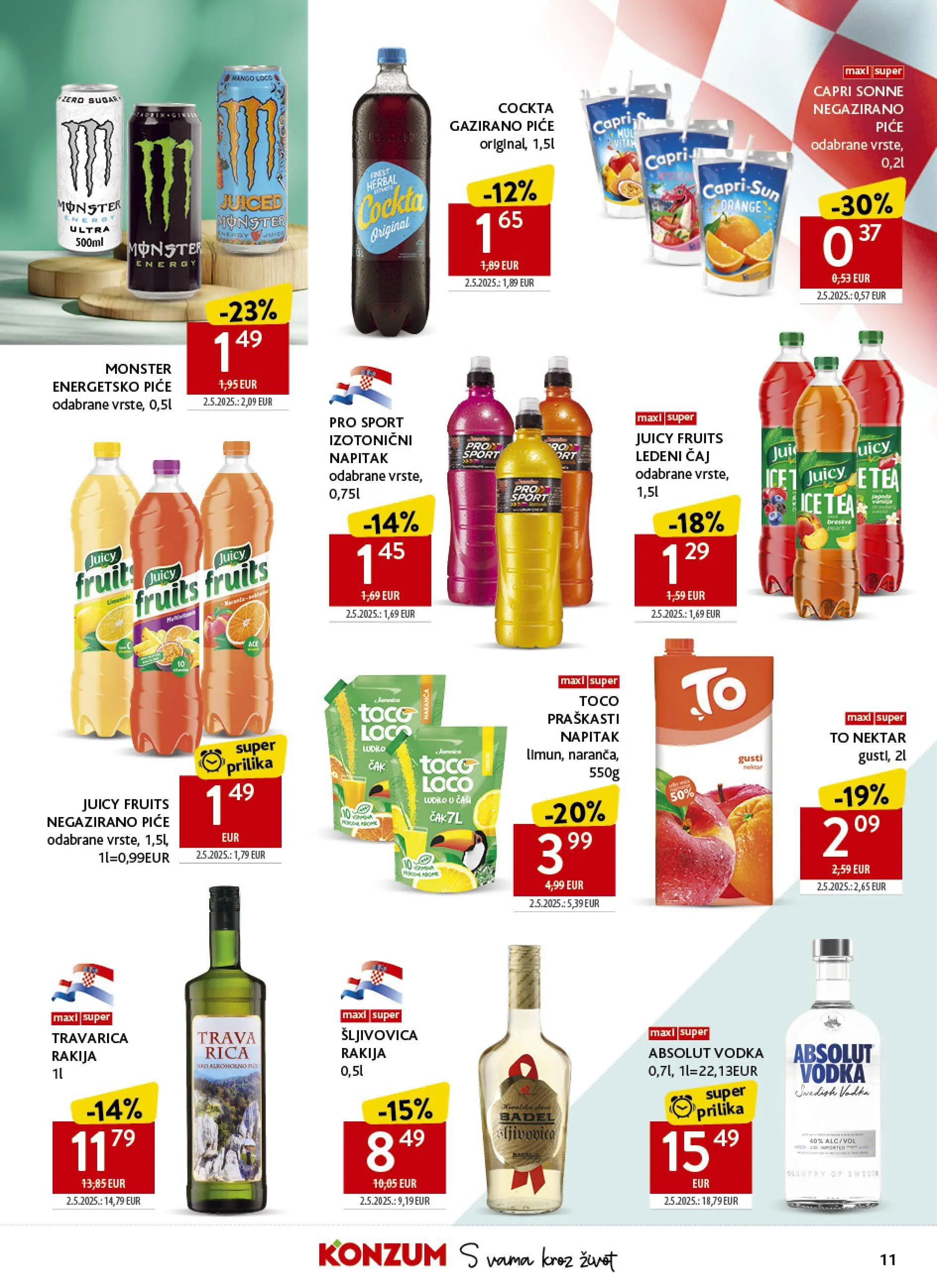 Katalog KONZUM od 17. lipnja do 23. lipnja 2026. - Pregled Stranica 11