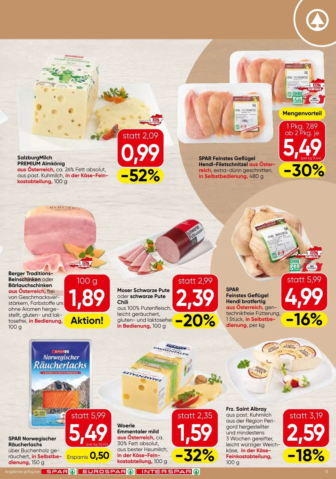  SPAR Prospekte von 21. Mai bis 2. Juni 2026 - Flugblätt seite  11