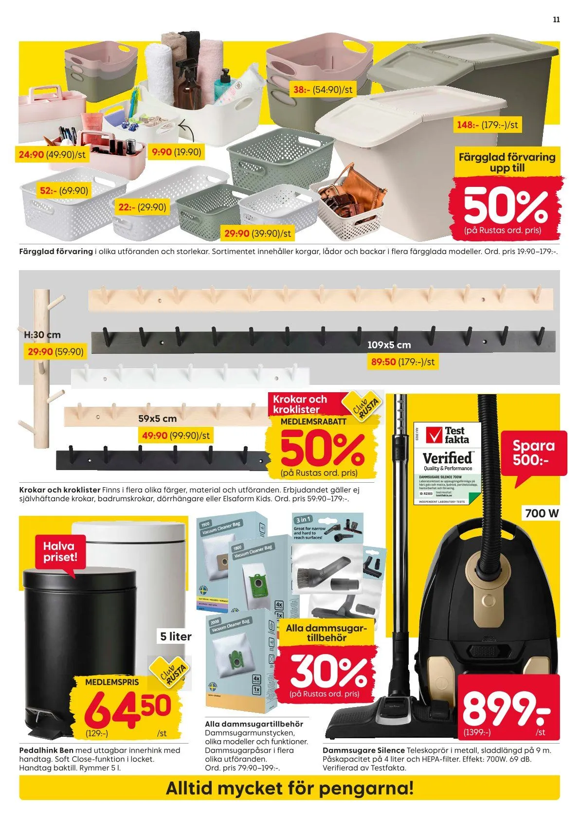 Rusta erbjudanden från 8 juni till 14 juni 2026 - Reklamblad sidor 11