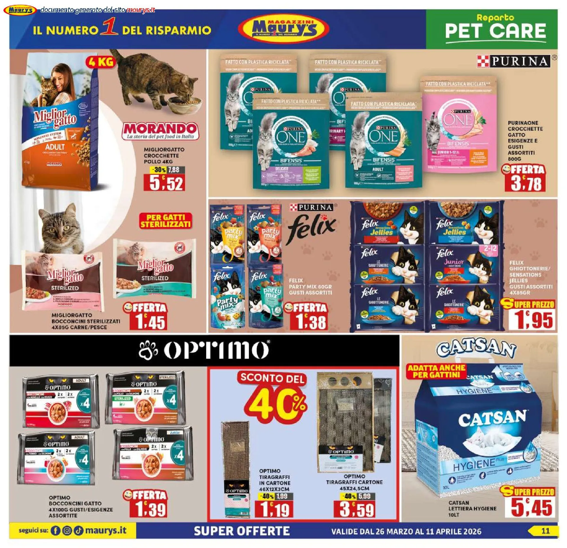 Maury's Volantino da 30 marzo a 6 aprile di 2026 - Pagina del volantino 11