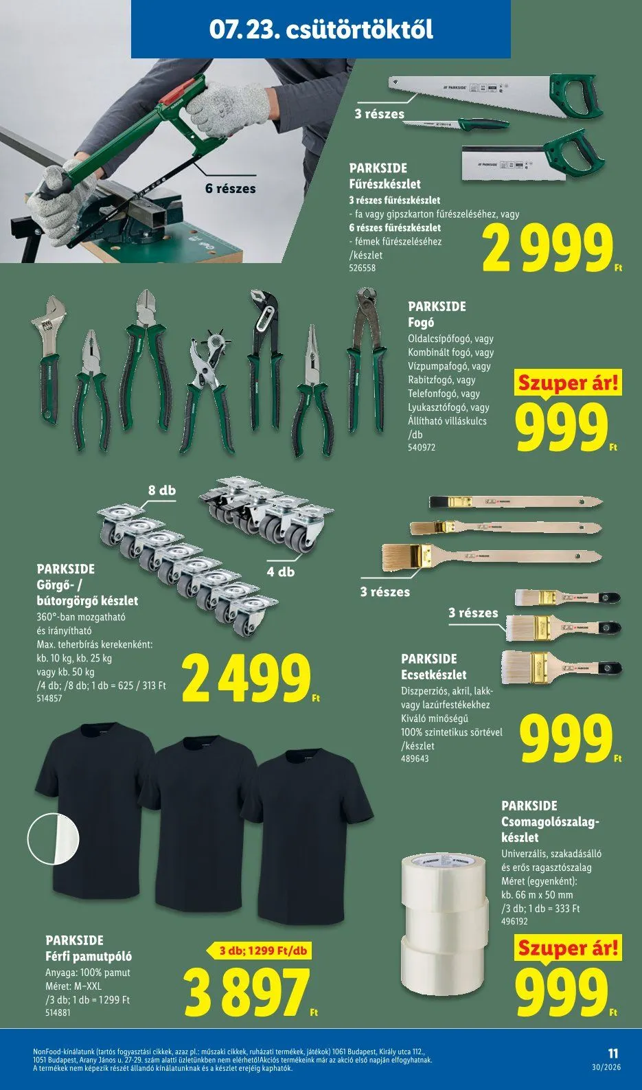 Katalógus Lidl legfrissebb ajánlatai július 23.-tól július 23.-ig 2026. - Oldal 11