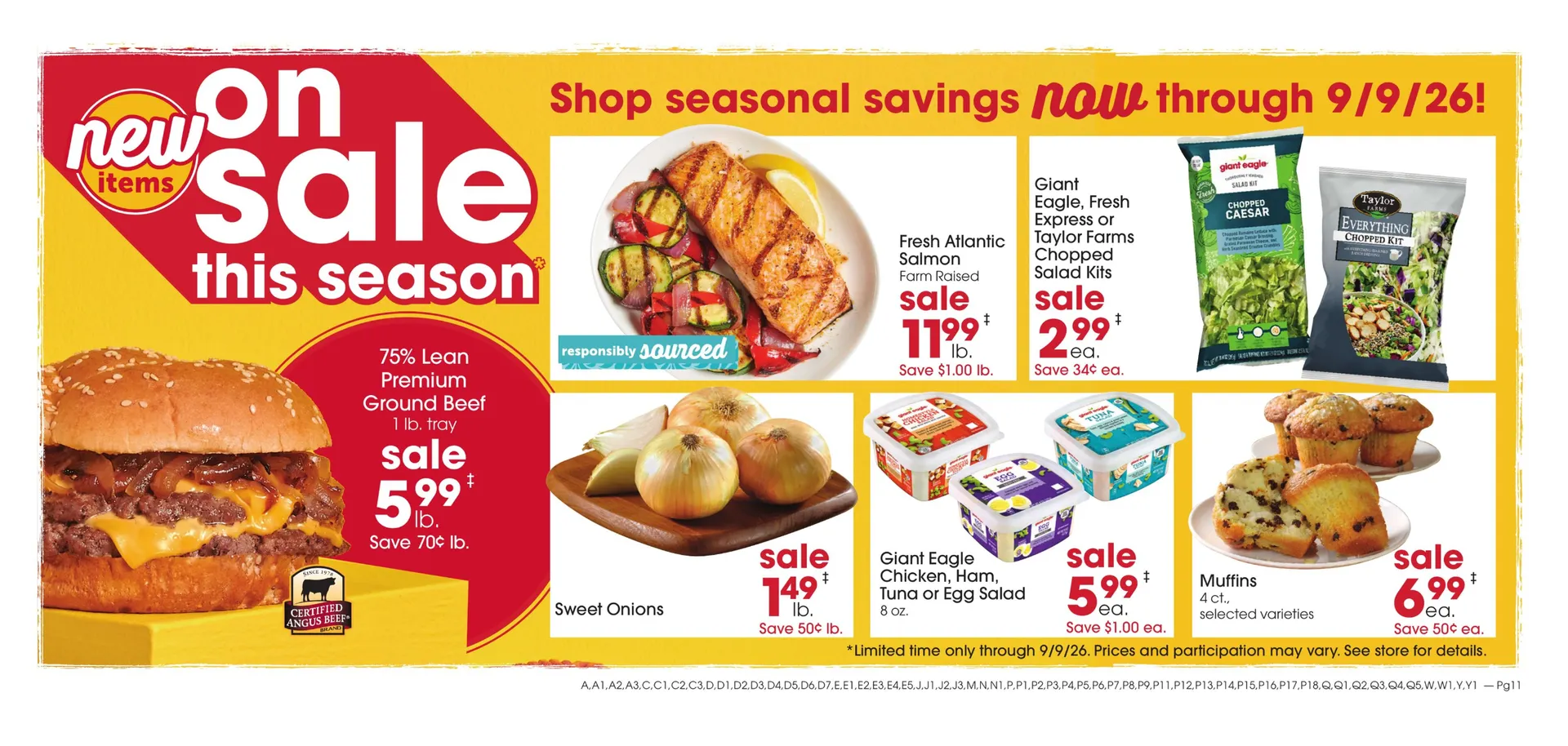 Weekly promotion Giant Eagle Sales spanning from July 22 to July 28 2026 - Page 11 for Catalogue 365