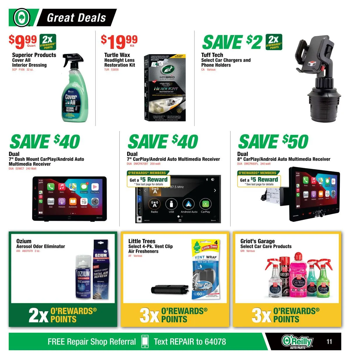 Weekly ad O'Reilly Auto Parts Sales from October 29 to November 25 2025 - Page 11