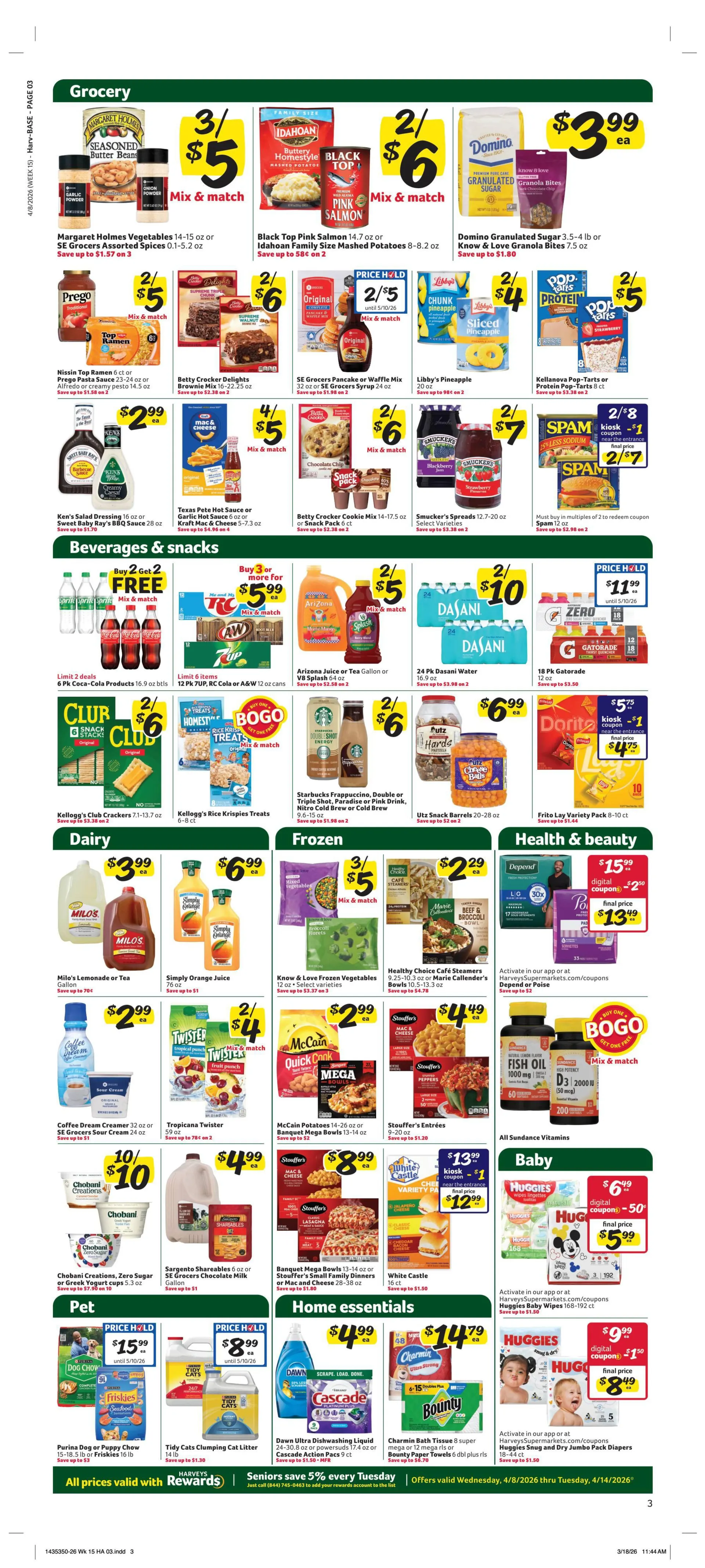Weekly ad Harveys Supermarket weekly ads from April 8 to April 14 2026 - Page 7