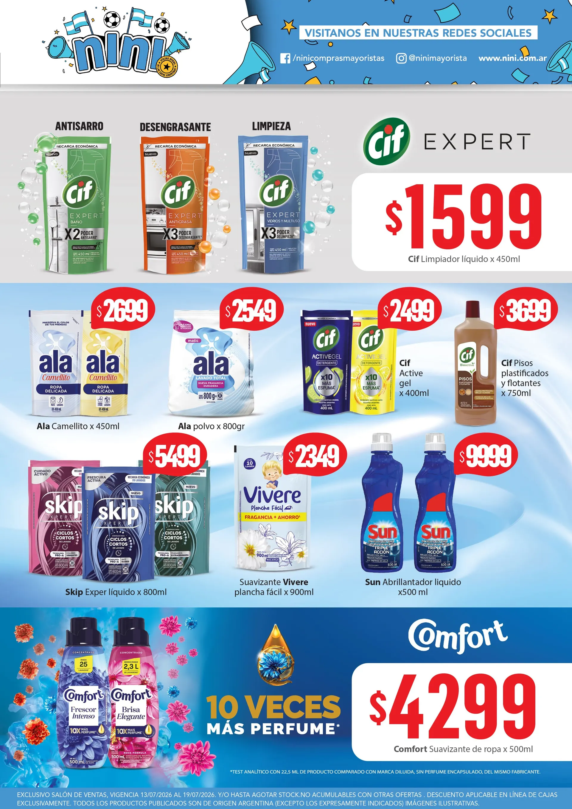Ofertas de Nini Mayorista Ofertas 13 de julio al 19 de julio 2026 - Página 11 del catálogo