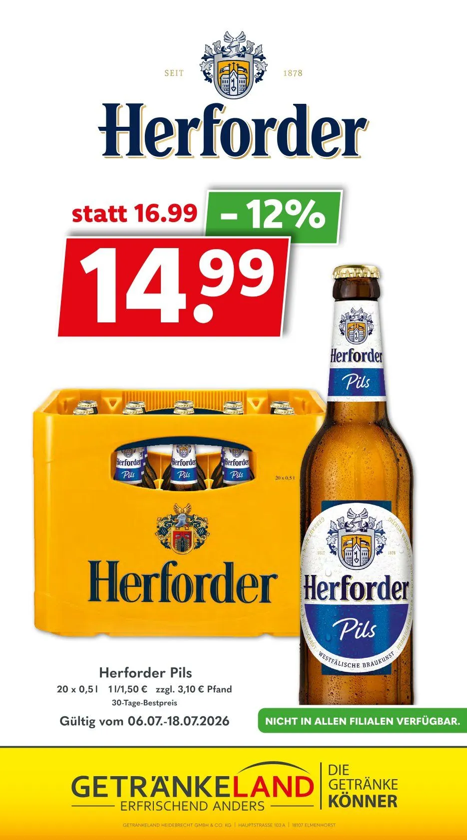 Getränkeland Angebote von 6. Juli bis 18. Juli 2026 - Prospekt seite 11