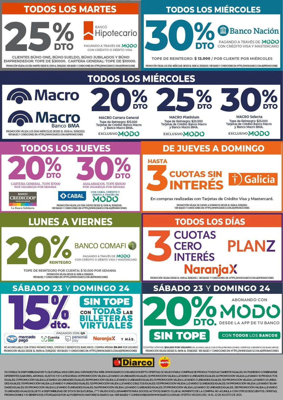 Ofertas de Ofertas Diarco 18 de agosto al 23 de agosto 2025 - Página 11 del catálogo
