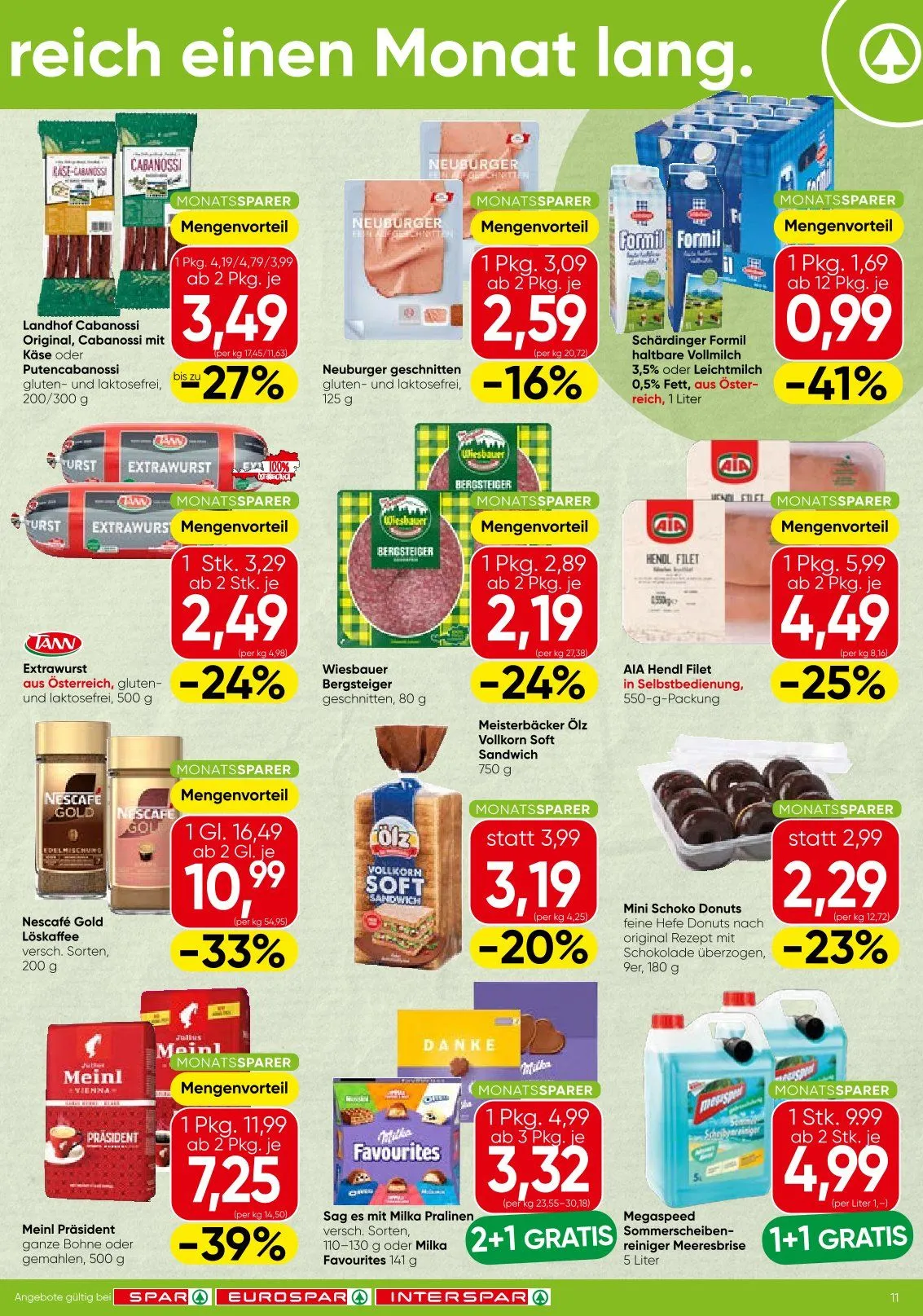 SPAR  von 15. April bis 21. April 2026 - Flugblätt seite  13