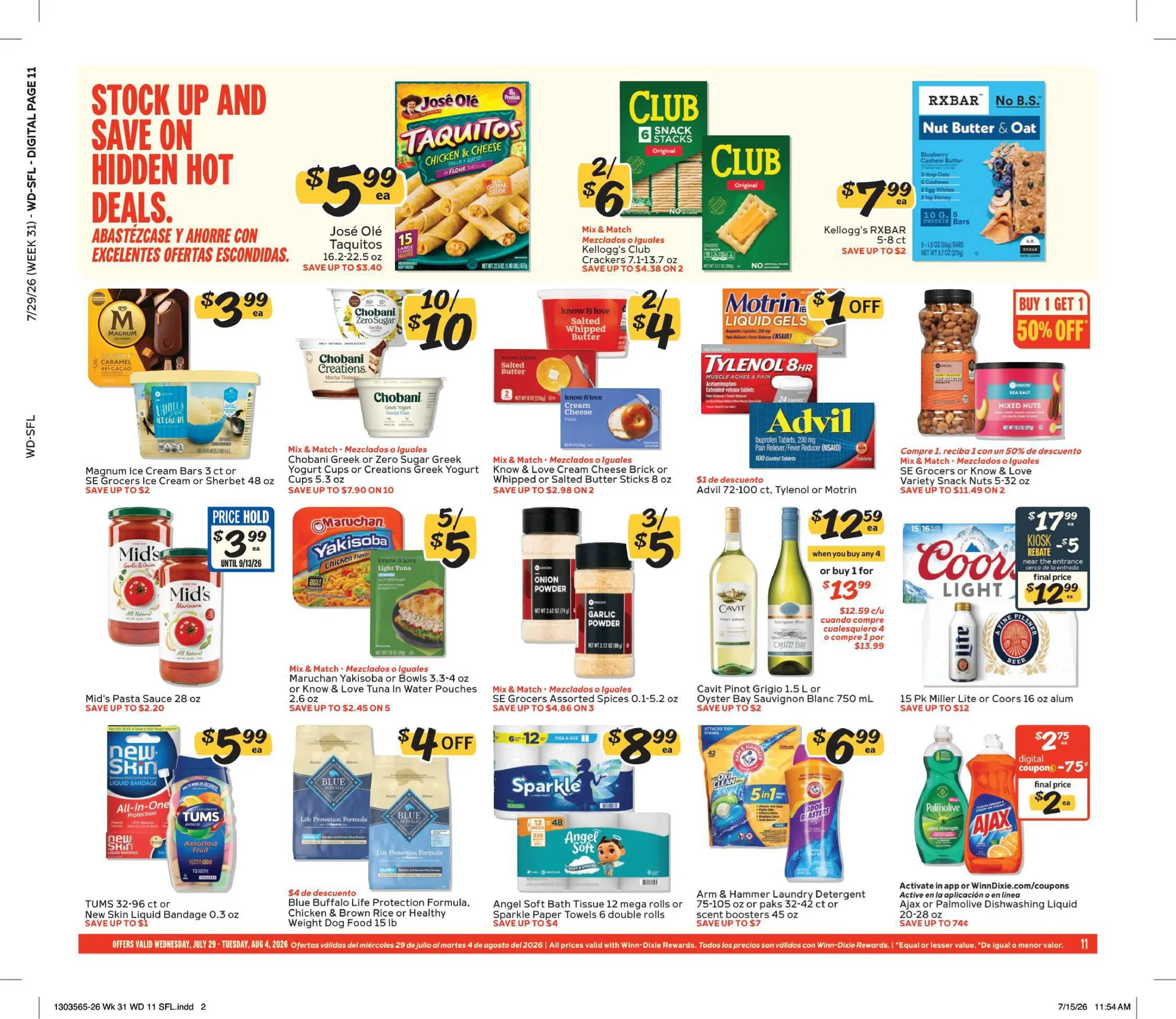 Weekly ad Winn Dixie Sales from July 29 to August 4 2026 - Page 11