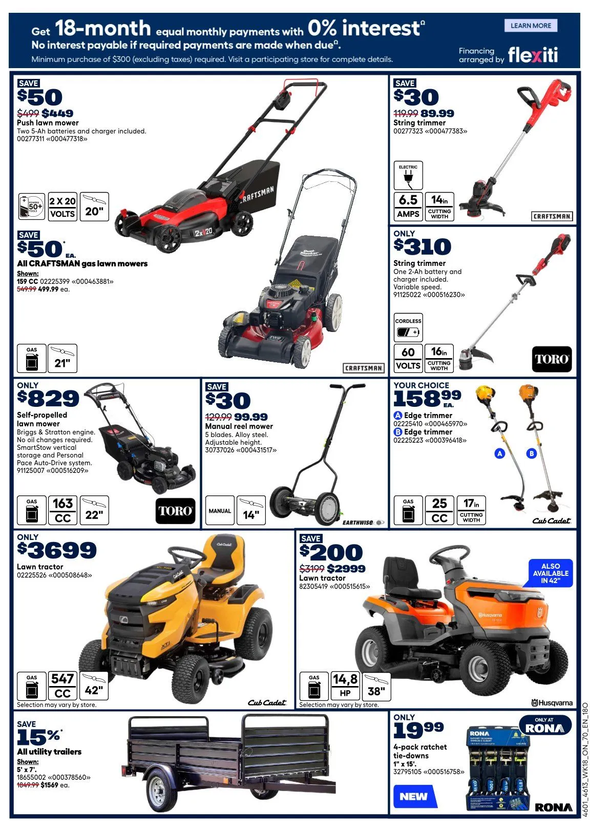 RONA Sales from May 28 to June 3 2026 - flyer page 11