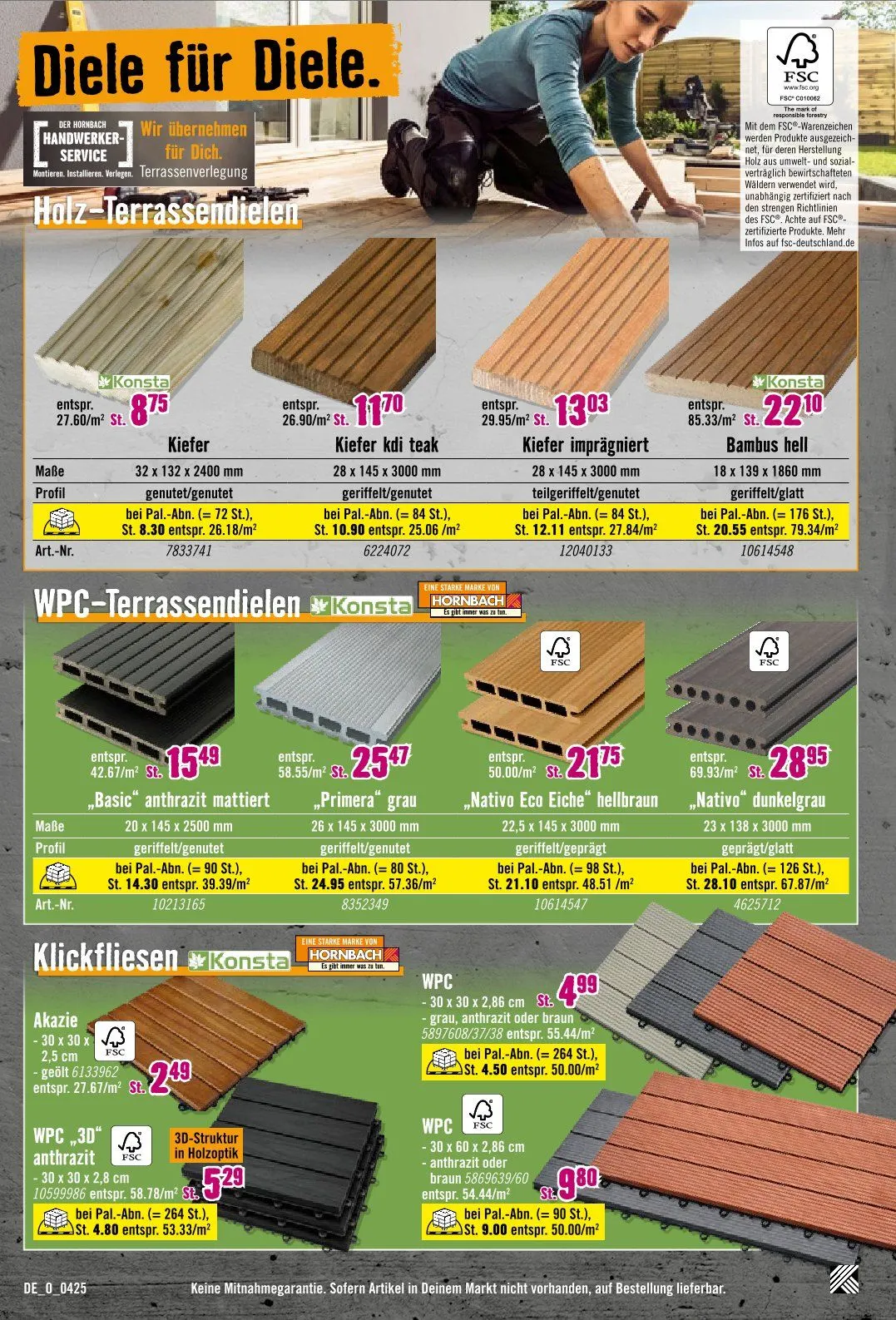 Hornbach Angebote von 10. April bis 7. Mai 2025 - Prospekt seite 11