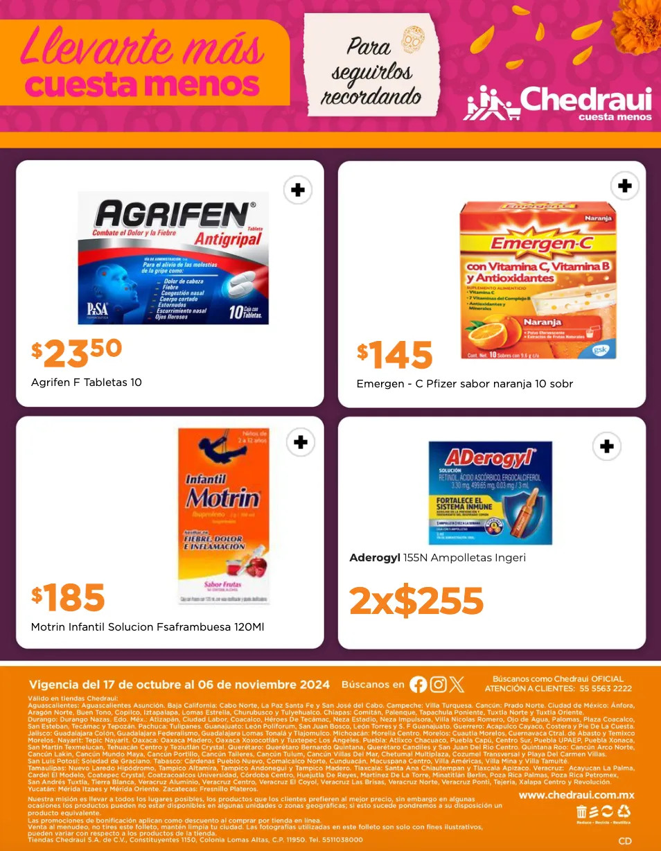 Catálogo de Ofertas semanales en Chedraui 17 de octubre al 6 de noviembre 2024 - Pagina 10