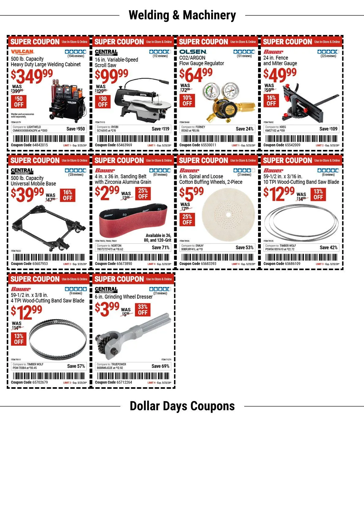 Weekly ad Harbor Freight weekly ads from May 11 to May 25 2026 - Page 9