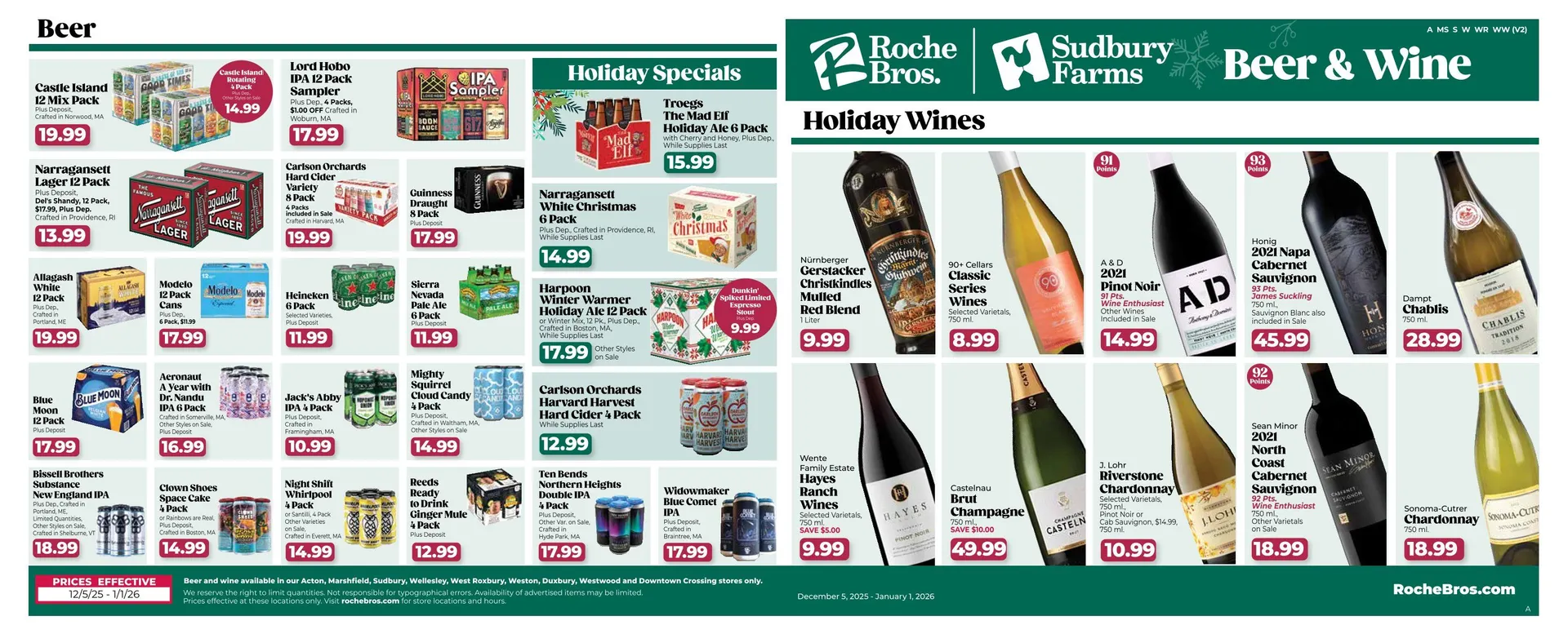 Weekly ad Roche Bros. Sales from December 5 to December 11 2025 - Page 11