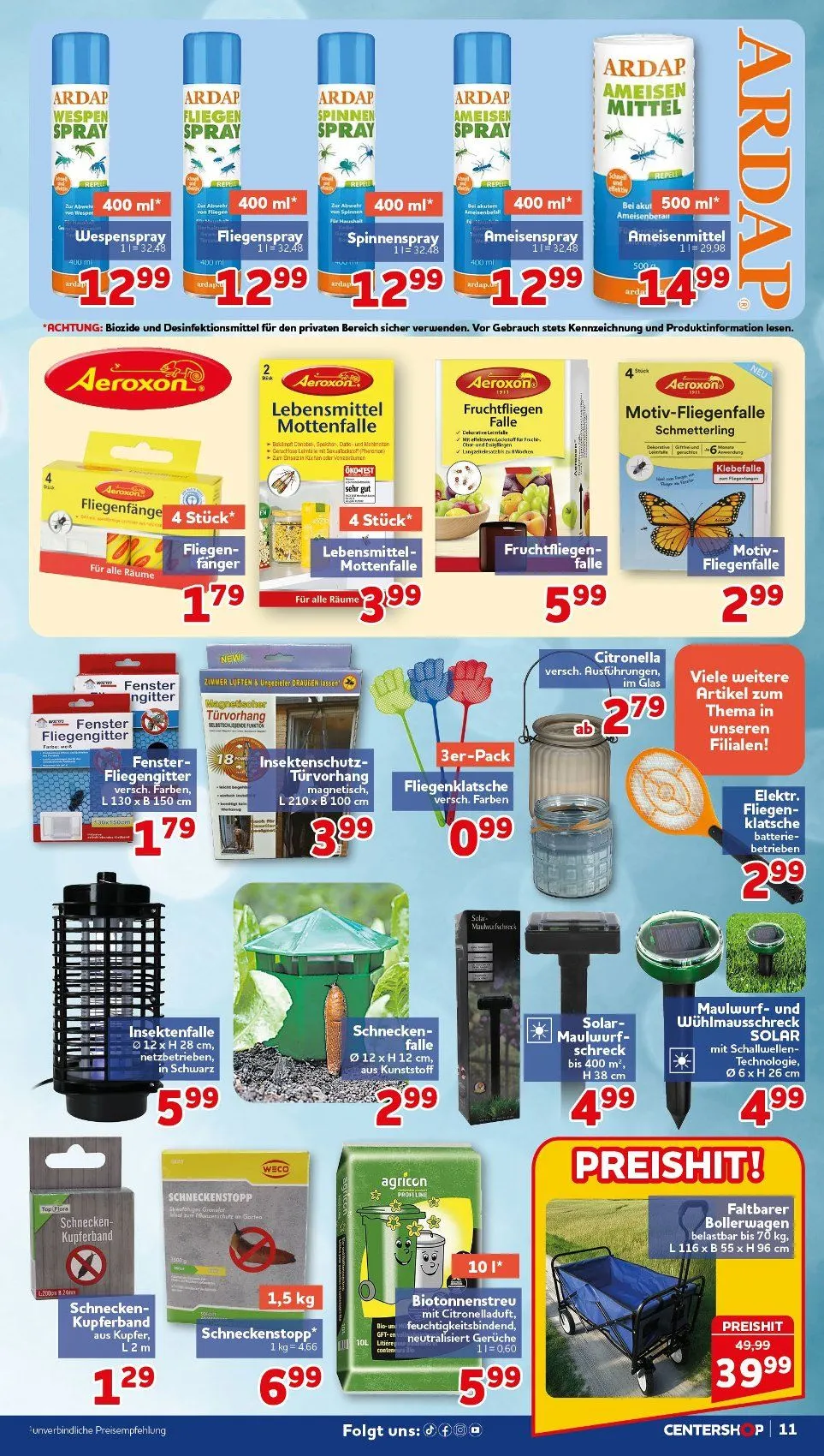CENTERSHOP Angebote von 6. Juli bis 11. Juli 2026 - Prospekt seite 11