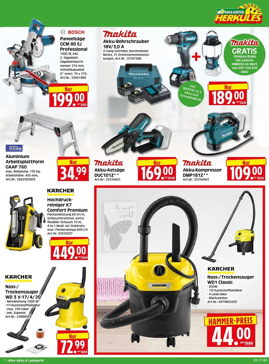 Herkules Baumarkt Angebote von 26. Mai bis 30. Mai 2026 - Prospekt seite 11