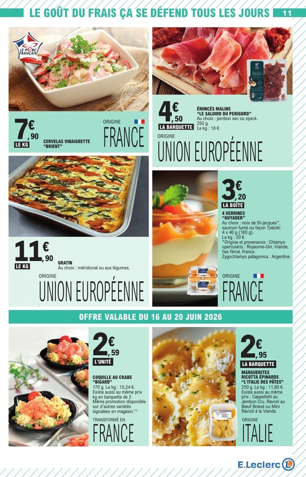 Catalogues E.Leclerc du 16 juin au 20 juin 2026 - Catalogue page 11
