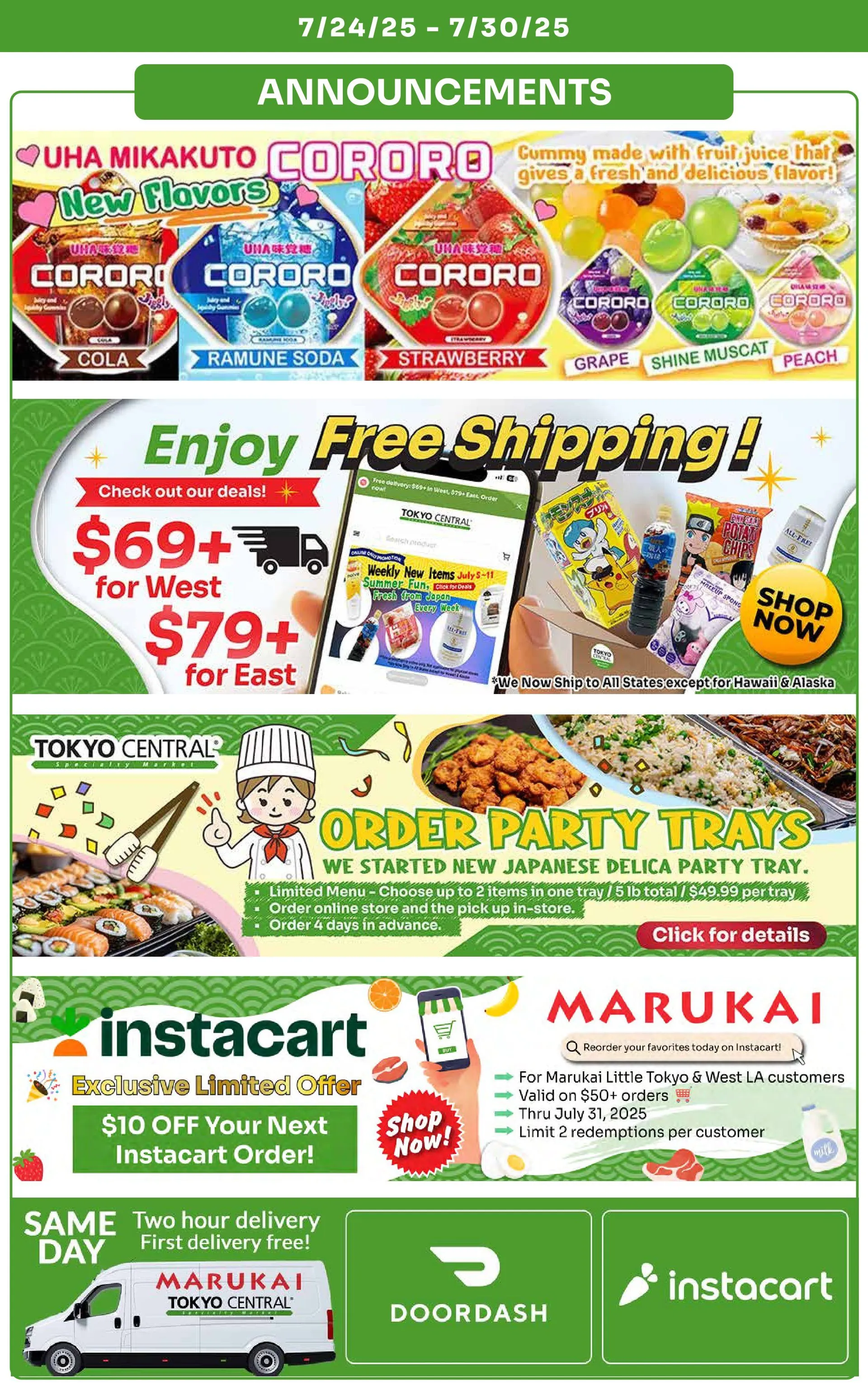 Weekly ad Tokyo Central Specialty Market Sales from July 24 to July 30 2025 - Page 11