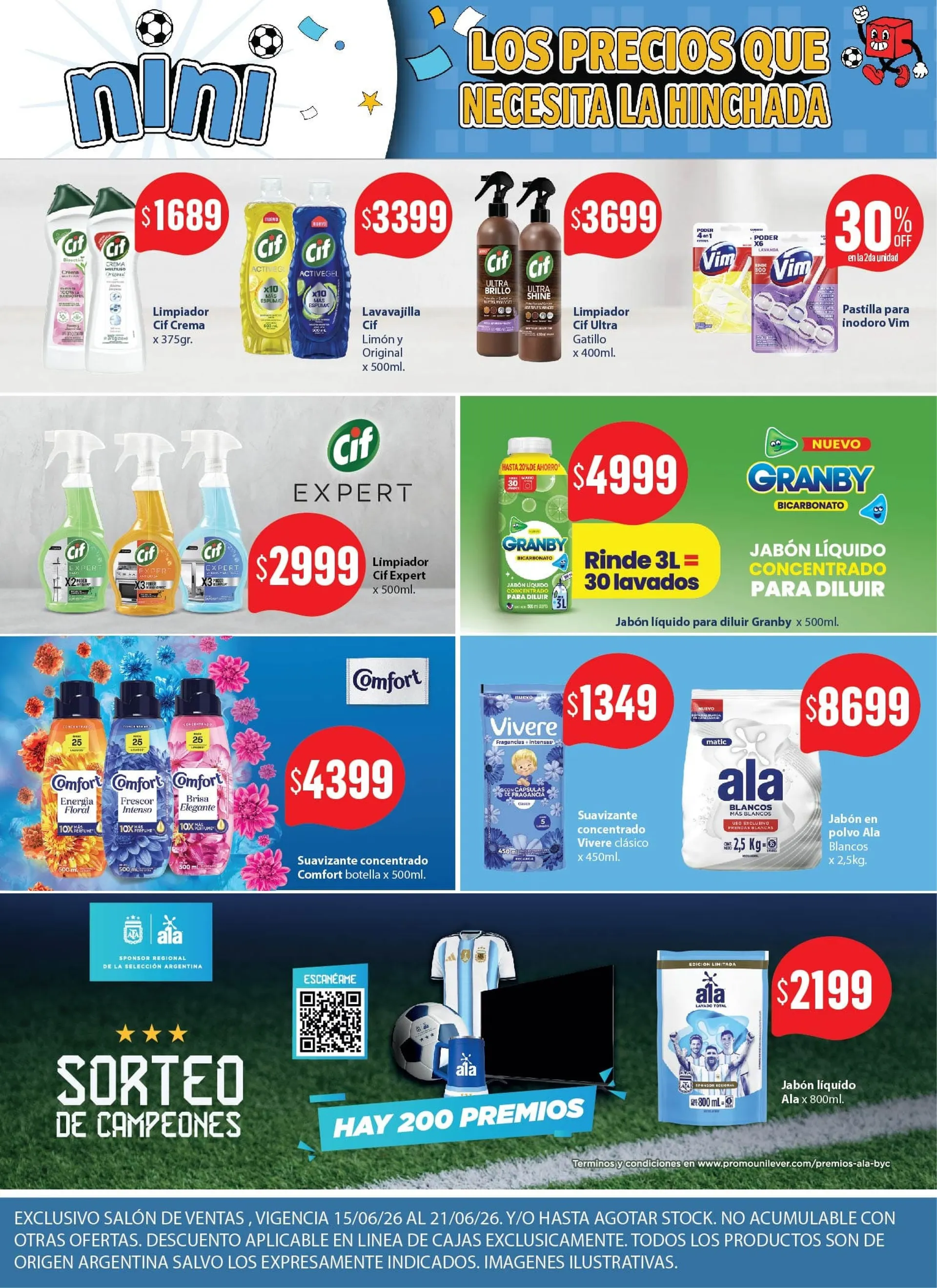 Ofertas de Nini Mayorista Ofertas 15 de junio al 21 de junio 2026 - Página 11 del catálogo