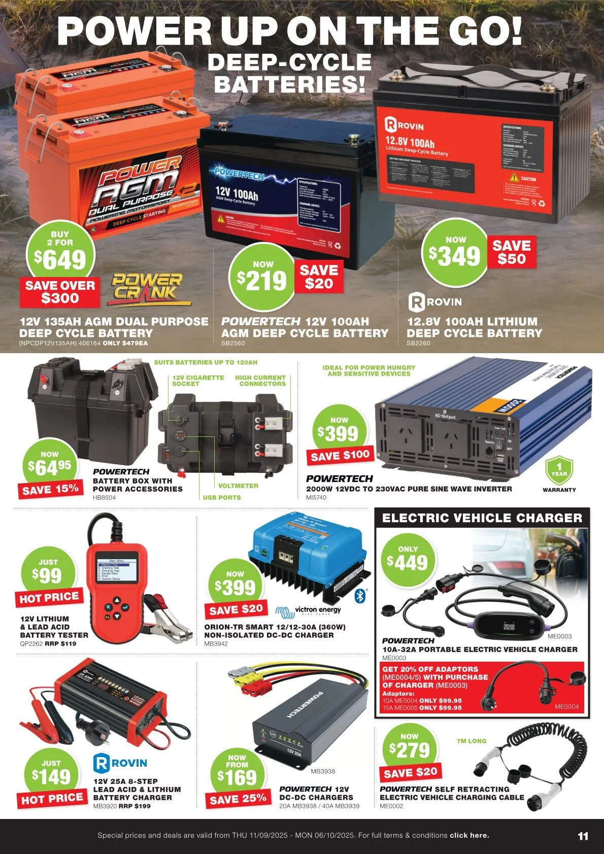 Road Tech Marine catalogues - Catalogue valid from 11 September to 10 October 2025 - page 11