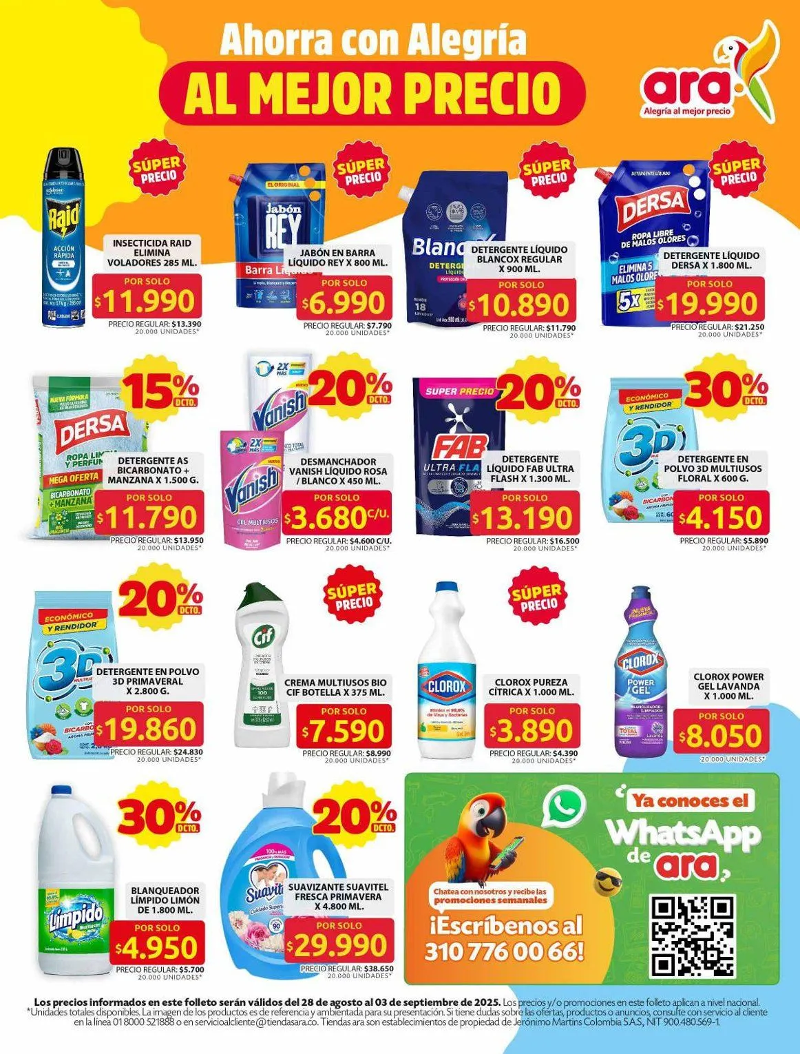Catalogo de Oferta especial de Ara 28 de agosto al 8 de septiembre 2025 - Pag 11