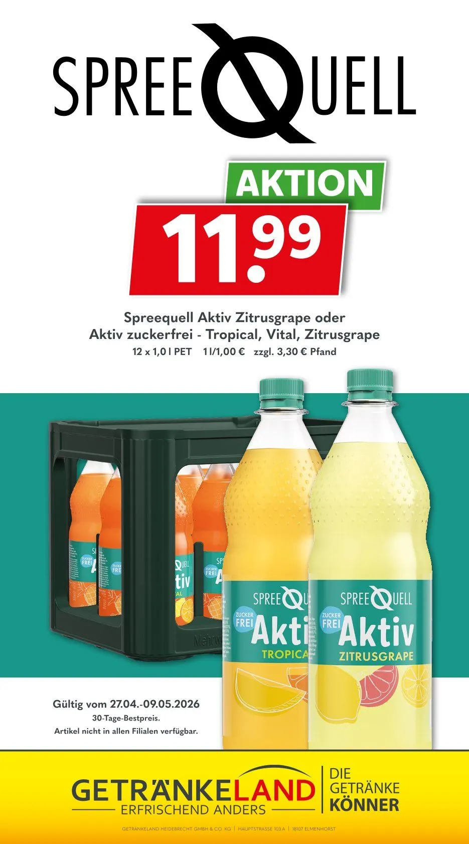 Getränkeland Angebote von 27. April bis 9. Mai 2026 - Prospekt seite 11